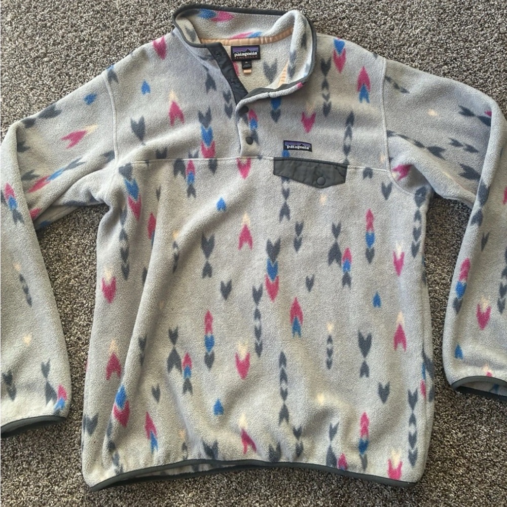 Patagonia Synchilla Women’s XL Snap T Fleece Southwestern Arrow